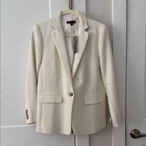 Ann Taylor Cream Blazer